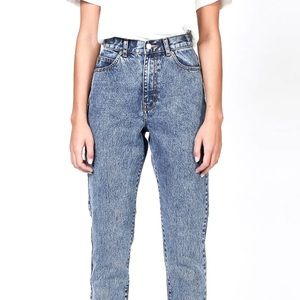 Dr. Denim Sky High Mom Jeans, Size 28